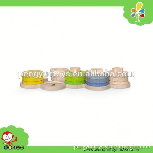 2015 Nice Rainbow tower 2015 wooden toys